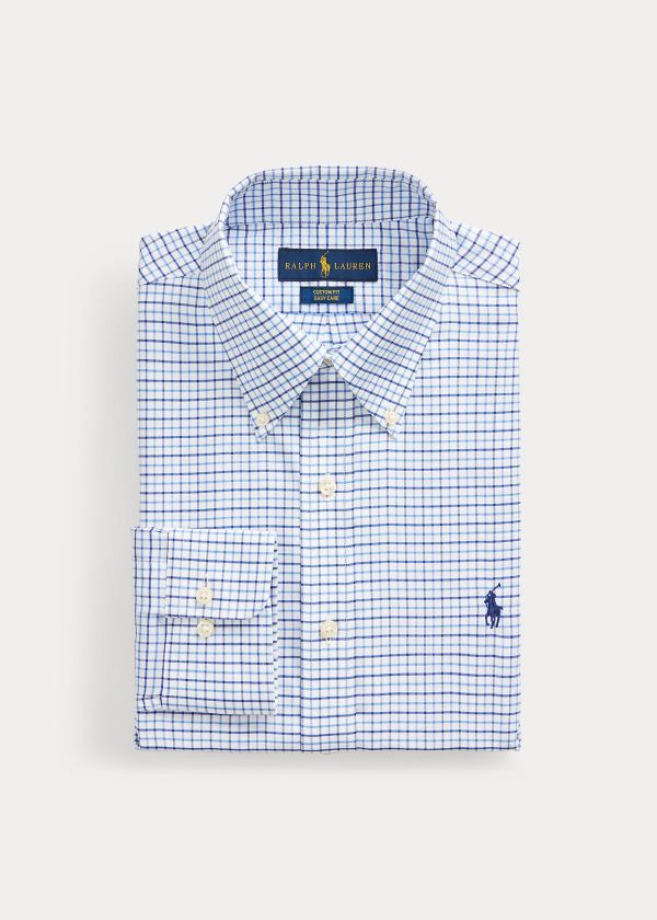 Camisa Polo Ralph Lauren Custom Fit Tattersall Homem 20345-NSET